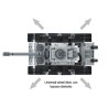 Military electric tank - building blocks - touch power switch - educational toy - 378 piecesConstruction