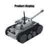Military electric tank - building blocks - touch power switch - educational toy - 378 piecesConstruction