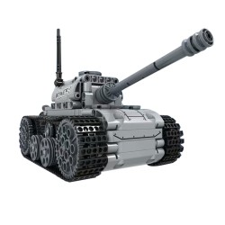 Military electric tank - building blocks - touch power switch - educational toy - 378 piecesConstruction