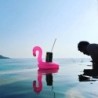 Inflatable flamingo - pool drink holder - floating toy - 10 piecesInflatable