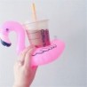 Inflatable flamingo - pool drink holder - floating toy - 10 piecesInflatable