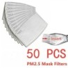 Face mask filters - activated carbon - PM25 - 5 layer - anti-dust - anti bacterialMouth masks