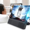 12 Inch - Screen amplifier - 3D glass magnifier with Bluetooth speaker - for smartphoneAccessories