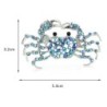 Rhinestone crab - broochBrooches