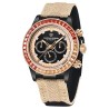 PAGANI DESIGN - mechanical / automatic watch - rainbow bezel - waterproof - leather / nylon strapWatches