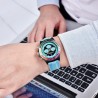 PAGANI DESIGN - mechanical / automatic watch - rainbow bezel - waterproof - leather / nylon strapWatches