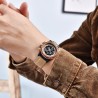 PAGANI DESIGN - mechanical / automatic watch - rainbow bezel - waterproof - leather / nylon strapWatches