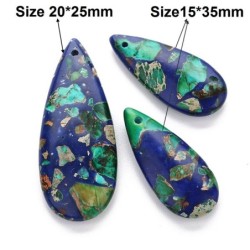 Natural stone pendants - 3 piecesNecklaces
