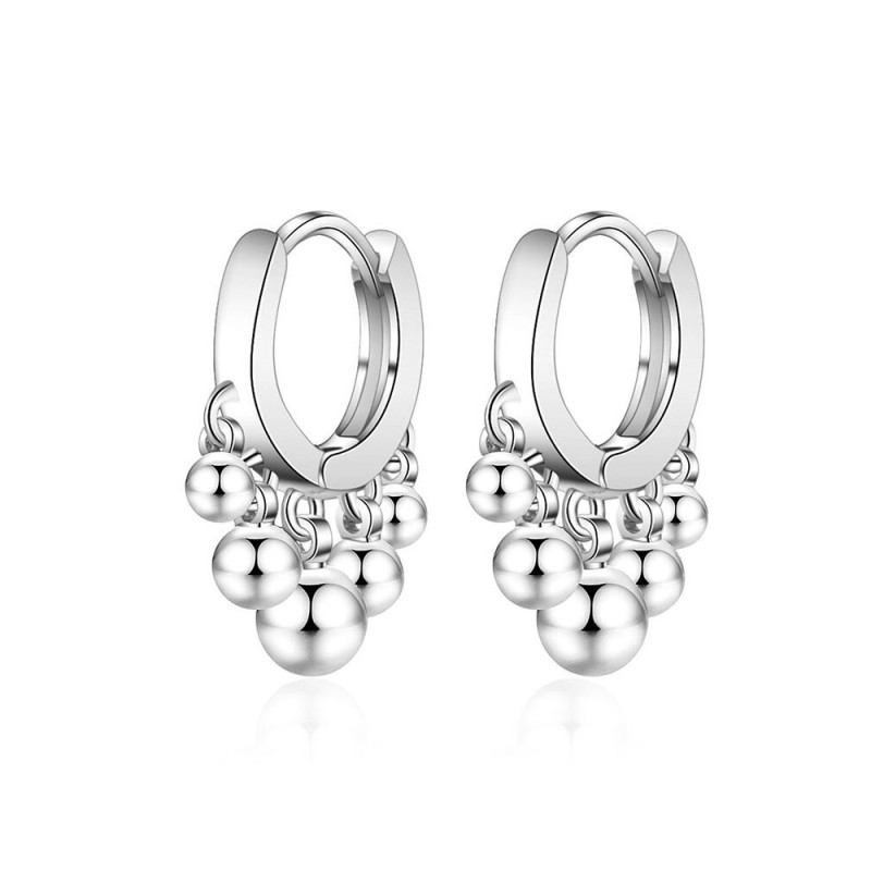 Silver / gold plating round drop earringsEarrings