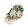 Crystal shrimp - broochBrooches