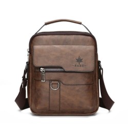 Leather shoulder bag - with zipper - wallet - waterproofBags