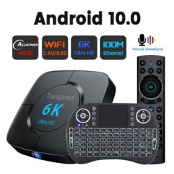 Android 10 - TV Box - Blacklight 6K - Wifi - Voice Assistant 4GB RAM 32G 64GAndroid box