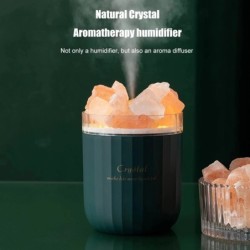 Natural crystal - aromatherapy wireless air humidifier - with atmosphere lamp - essential oil diffuserHumidifiers