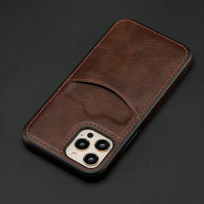 Leather protection case with credit card slot for iPhoneProtection Leather protection case with credit card slot for iPhoneProtection