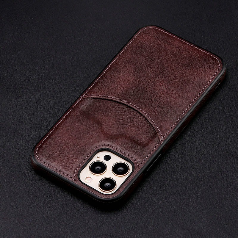 Leather protection case with credit card slot for iPhoneProtection Leather protection case with credit card slot for iPhoneProtection