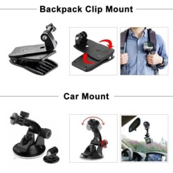 GoPro accessories set - mount - chest strap - tripod adapter - floating gripMounts