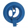 16cm kite reel - blue plastic grip - winderKites