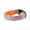 LED dog collar - safety night walk - colorful leopard printCollars & Leads