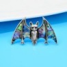 Colorful crystal bat - broochBrooches