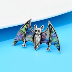 Colorful crystal bat - broochBrooches