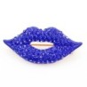 Red crystal lips - broochBrooches