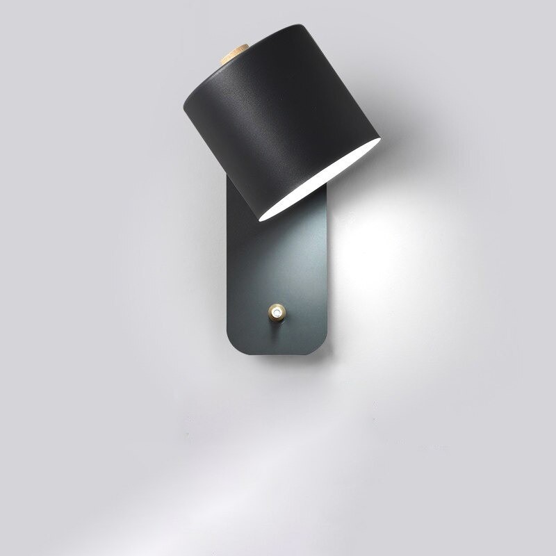 LED wall lamp - modern Nordic style - rotatable head - with switchWall lights