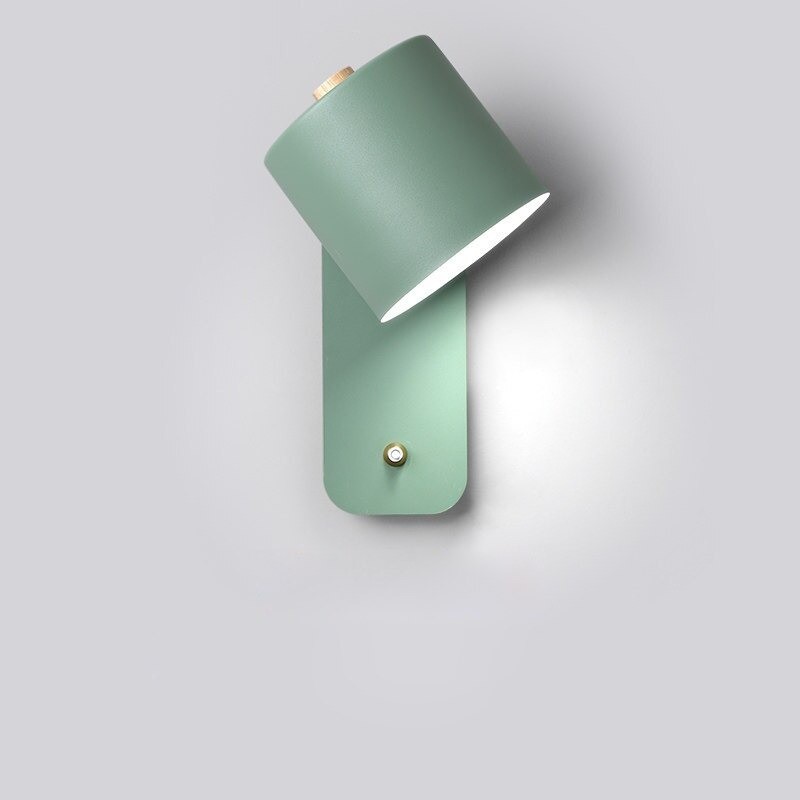 LED wall lamp - modern Nordic style - rotatable head - with switchWall lights