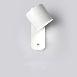 LED wall lamp - modern Nordic style - rotatable head - with switchWall lights