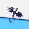 Crystal enamel dragon broochBrooches