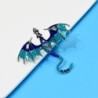 Crystal enamel dragon broochBrooches