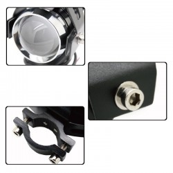 Motorcycle LED headlight - 3000LM CREE Chip U5 - 3 modes - fog lamp - waterproof - 2 piecesLED
