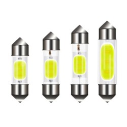Car LED COB bulb - C10W C5W - Festoon 31mm 36mm 39mm 41mm - whiteLED