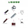 12V Ni-MH 3000mAh 2A rechargeable - AA battery -10 piecesBattery