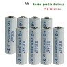 12V Ni-MH 3000mAh 2A rechargeable - AA battery -10 piecesBattery