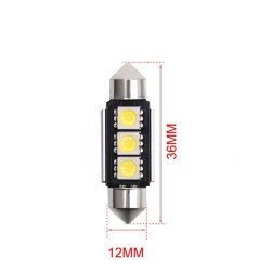 C10W C5W Festoon 36mm 39mm 41mm - 12V - CANBUS - LED bulb - white - 10 piecesBulbs