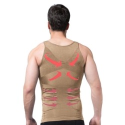 Mens slimming t-shirt - sleeveless - body shaperT-shirts