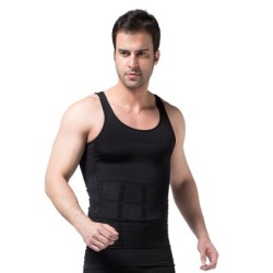Mens slimming t-shirt - sleeveless - body shaperT-shirts
