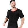 Mens slimming t-shirt - short sleeve - compression - body-shaperT-shirts