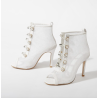 Sexy mesh ankle sandals - high thin heelSandals