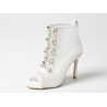 Sexy mesh ankle sandals - high thin heelSandals