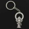 Vintage Ganesha Buddha elephant - metal keychainKeyrings