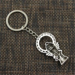 Vintage Ganesha Buddha elephant - metal keychainKeyrings