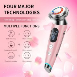 Electric face massager - skin rejuvenation - lifting - wrinkle removal - mesotherapy - electroporation - LEDSkin