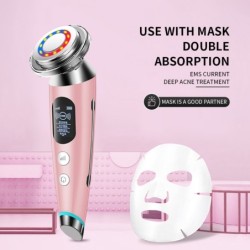 Electric face massager - skin rejuvenation - lifting - wrinkle removal - mesotherapy - electroporation - LEDSkin