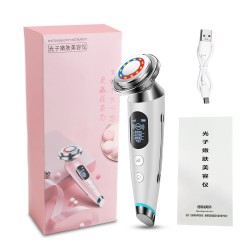 Electric face massager - skin rejuvenation - lifting - wrinkle removal - mesotherapy - electroporation - LEDSkin