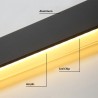 Modern aluminum LED wall lampWall lights