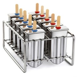 Ice cream mold - with holder - stainless steelTools