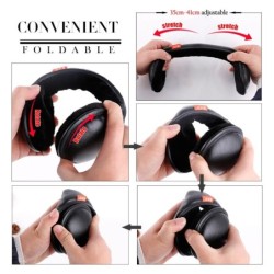 Warm winter earmuffs - adjustable - foldable - fleece / suedeHats & Caps