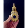 Antique perfume bottle - frosted glass - crystal - with glass dropper - 15 mlPerfumes