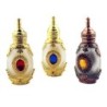 Antique perfume bottle - frosted glass - crystal - with glass dropper - 15 mlPerfumes